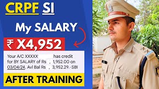 CRPF SI Salary After Training  CRPF SI  SSC CPO cpo ssc crpf [upl. by Eatnoj]