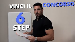 Supera il concorso in 6 PASSI [upl. by Atterrol]