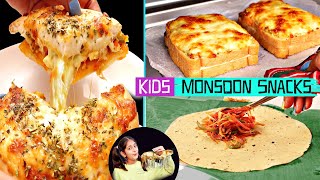 3 KIDS SNACKS RECIPE  MONSOON Crispy Snacks Recipe  CookWithNisha [upl. by Lindblad]