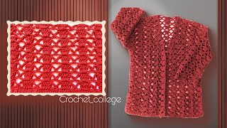 Oh my God 🫣I fell in love 💓 with this stitch A simple and elegant crochet pattern🧶🥰 [upl. by Ynned]