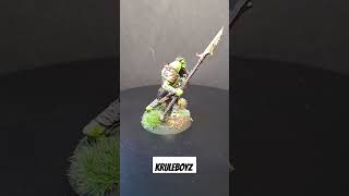 Kruleboyz test model ageofsigmar aos warhammer kruleboyz orkes ork [upl. by Tinor]