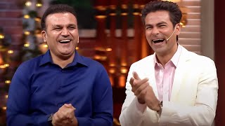 The Kapil Sharma Show  Fun With Indian Cricketers Uncensored Footage Virender SehwagMohammad Kaif [upl. by Atsirt]