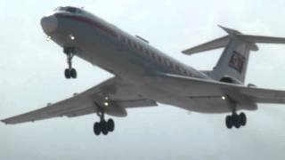 Air Koryo Tu134 taking off from Wonsan Kalma Airport [upl. by Darraj]