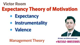 Expectancy theoryVictor VroomExpectancy theory expectancy instrumentality and valence [upl. by Esiled]