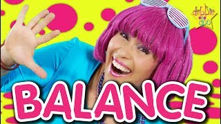 Balance On One Foot  Action Song  Videos For Kids  Dance Song for Children  Debbie Doo [upl. by Arbua464]