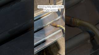 Welding Mig Mag with Ewm Pulse Welder sorts weldingmig construction migwelder [upl. by Lambard55]