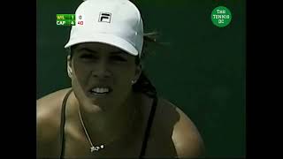 Serena Williams v Jennifer Capriati  2001 Miami QF Highlights [upl. by Berlin]