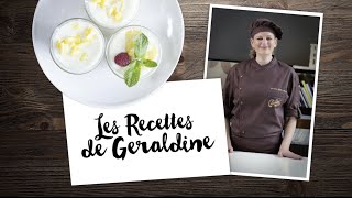 Les Recettes de Geraldine – White Chocolate Mango Bavarois [upl. by Htide]