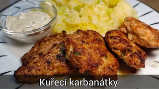 Mleté kuřecí karbanátky s bramborem  recept [upl. by Bakeman994]