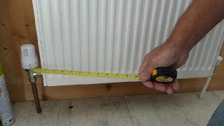 How to correctly measure a radiator for replacement [upl. by Joappa]