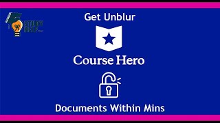 Get Unblur Course Hero by Math Helper 2024  Course Hero Unlock [upl. by Rizzo]