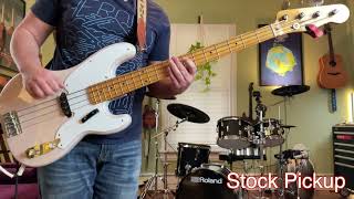 Tele PBass Pickup Demo [upl. by Anoval]