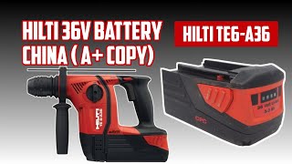 Hilti TE 6 A36 Battery not working Replacement in low price  hilti [upl. by Novikoff]