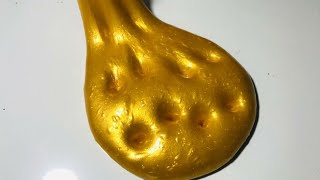 Gold Colour Slime  Just looking like a wow🤩 [upl. by Ornie392]