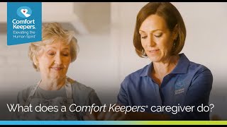 What does a Comfort Keepers Caregiver do [upl. by Blair549]