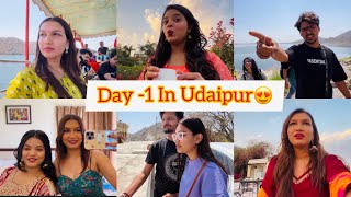 Day 1 In Udaipur With friends 😍 Pc Art Family vlog [upl. by Erminna]