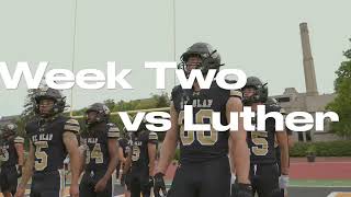 St Olaf Football 2024  Week Two vs Luther [upl. by Ametaf]