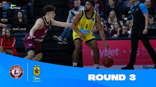 Aris beats Lietkabelis away to win its first  Round 3 Highlights  202425 BKT EuroCup [upl. by Harrus]