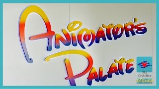 Animators Palate  Show on board the ReImagined Disney Magic [upl. by Va898]