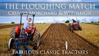 The Ploughing Match  Plenty of Classic Tractors to see ploughing in Devon [upl. by Silvain516]