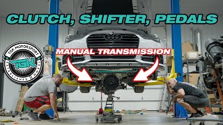 Audi 40T S6 Gets A Manual Transmission [upl. by Ellevehs765]