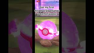 Got my first dynamax pokemon [upl. by Nnylannej]