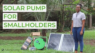 Solar Water Pump for Smallholder Farmers  The Futurepump SF2 [upl. by Alesig]