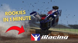 iRacing Rookies in 1 minute [upl. by Berstine]