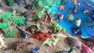 Animais Aquáticos e muitos Dinossauros de brinquedo [upl. by Lizbeth]