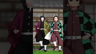 Tanjiro amp Giyu  Con AlturaRosalia  MMD demonslayer [upl. by Alraep642]