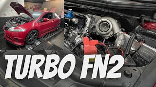 Turbo Honda Civic Fn2 TypeR Boosted k20 Vtec [upl. by Tongue]