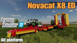 Novacat X8 ED  FS22 mod for all platforms [upl. by Khudari211]