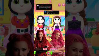 Red VS Bridget Descendants makeover by My Talking Angela mytalkingangela2 Cosplay red shorts [upl. by Mairb206]