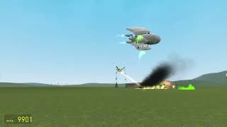 Jeff waynes tripod and flying machine by Vector GMOD [upl. by Orbadiah]