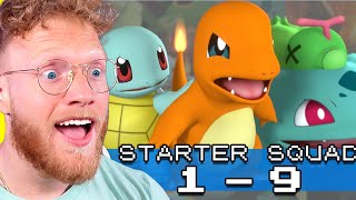 POKEMON STARTER SQUAD POKEMON ANIMATION [upl. by Eeneg]