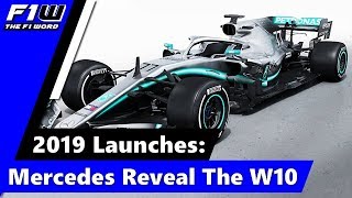 2019 Launches Mercedes Reveal The W10 [upl. by Belshin]