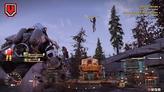 Jump super high with Marsupial Mutation  FALLOUT 76 Gameplay PS4 Pro [upl. by Kolivas]