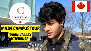 Conestoga College Main Campus Tour  Doon Valley Kitchener 🇨🇦 [upl. by Jeuz]