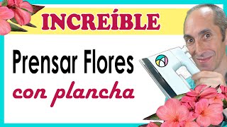 🌷 CÓMO PRENSAR Y SECAR FLORES 🌼 CON LA PLANCHA💎 Joyería y Bisutería con RESINA EPOXI [upl. by Aiyekal]