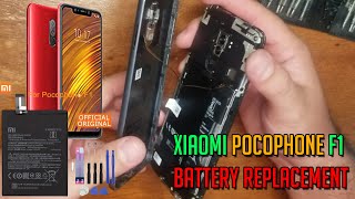 PAANO PALITAN ANG BATTERY NG POCOPHONE F1 XIAOMI  EASY STEPS DIY [upl. by Renie]