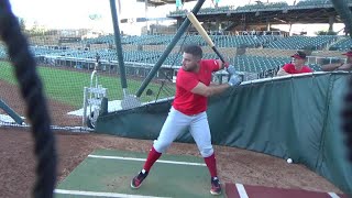 Wilyer Abreu OF Boston Red Sox — 2022 Arizona Fall League BP [upl. by Eisseb]