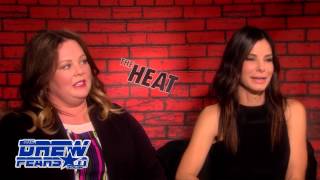 THE HEAT MOVIE Exclusive interview with Sandra Bullock and Melissa McCarthy [upl. by Huai]