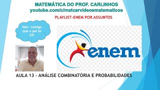 ENEM POR ASSUNTOSREVISÃO DE MATEMÁTICAAULA 13 [upl. by Poppo840]