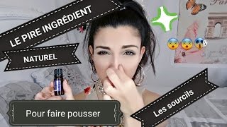 la PIRE astuce mais EFFICACE  faire pousser les sourcils vite et naturellement [upl. by Ecirbaf287]