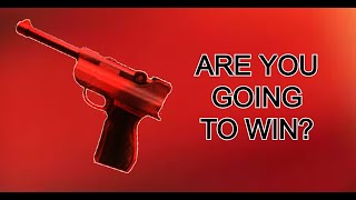 ROBLOX  RED LUGER GIVEAWAY  GIVEAWAY ENDED  mm2 [upl. by Eyatnod]