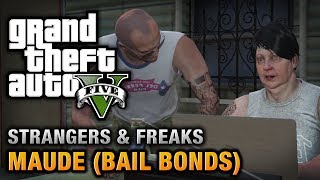 GTA 5  Maude Bail Bonds Wanted Alive or Alive Achievement  Trophy [upl. by Nollaf929]