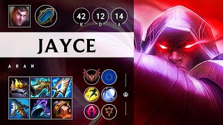 Jayce ARAM Triple Kill Godlike  EUW Grandmaster Patch 1421 [upl. by Avilo]