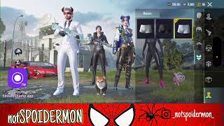 spiderman chiss chiss🤟🏿🤟🏿PUBGM LIVE🔴 [upl. by Belda]