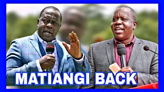 MATIANG BACK  KENYANS WANT MATIANGI BACK  MATIANGI LATEST NEWS [upl. by Goulette]