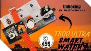 t800 ultra smart watch unboxing 😱 [upl. by Mokas]